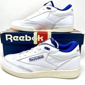 Reebok Club C Mid II Vintage‎ White Bright Cobalt H69121 Men Size 11 New
